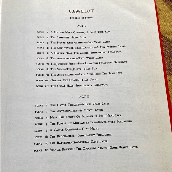 CAMELOT COMPLETE VOCAL SCORE Alan Jay Lerner & Frederick LOEWE 1962 1967 - Picture 6 of 15